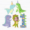 Dinosaur Theme Birthday Party Cutouts