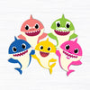 Baby Shark Theme Birthday Party Cutouts