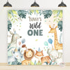 Jungle Theme Birthday Party Backdrop